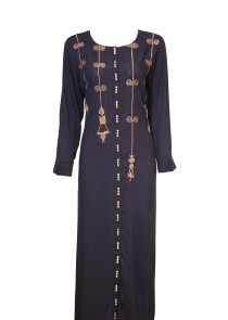 N.Blue with Golden Emb Work