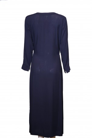 N.Blue with Golden Emb Work