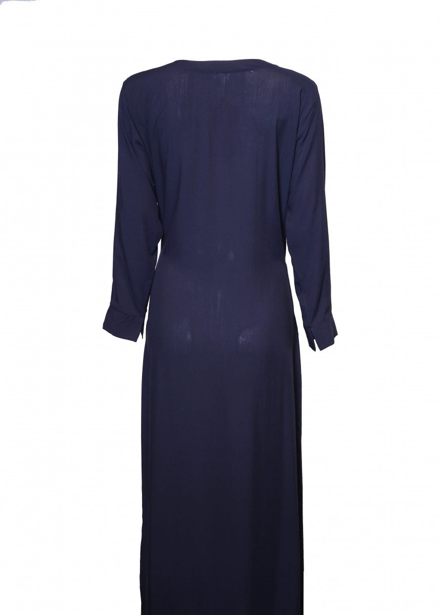 N.Blue with Golden Emb Work