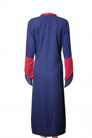 Maroon With Emb. Work