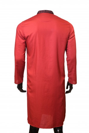 Maroon With Black Karchupi