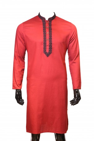 Maroon With Black Karchupi