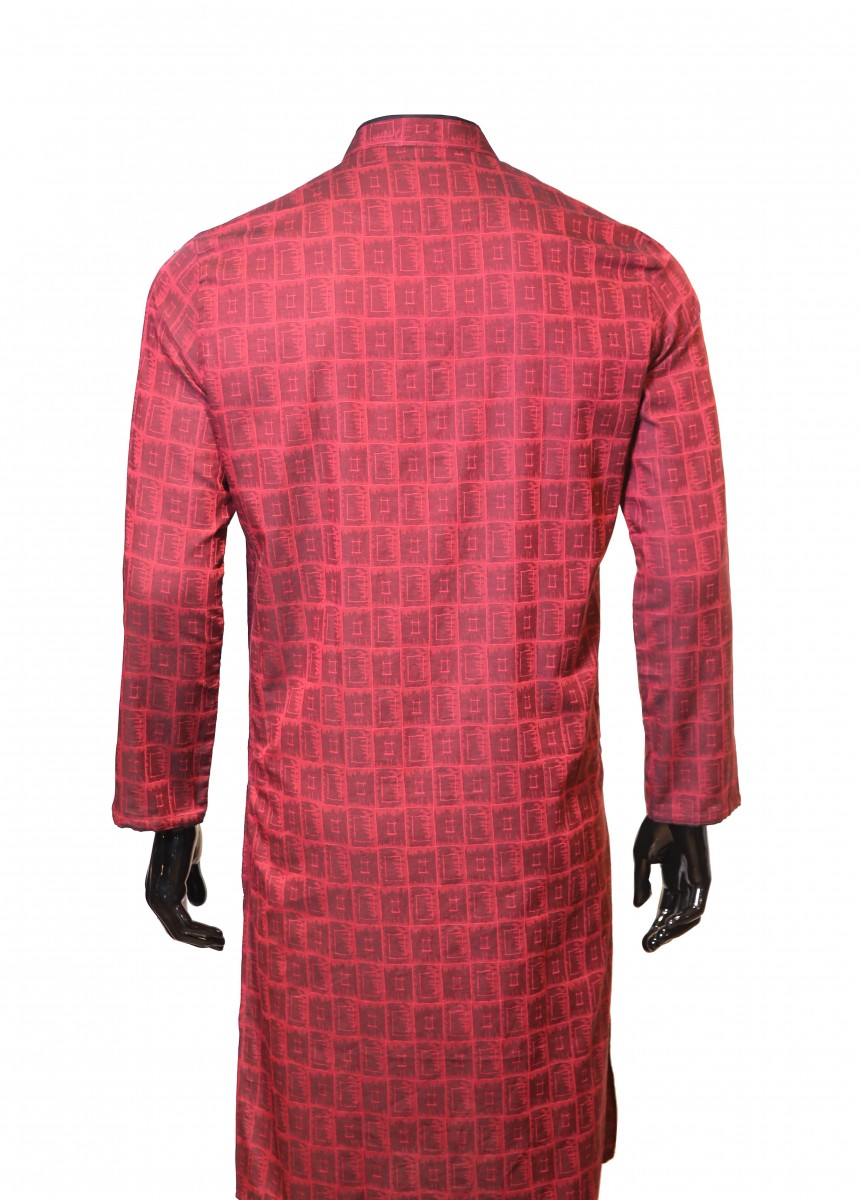 Maroon With Black Contrast